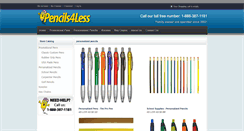 Desktop Screenshot of pencils4less.com